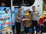 Permudah Pengurusan SIM Satlantas Polres Kediri Roadshow SIM Keliling Goes To Praja