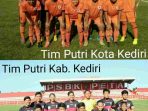 “Pertiwi CUP 2018” Tim Kesebelasan Putri Kota Kediri Vs Kesebalasan Putri Kabupaten Kediri