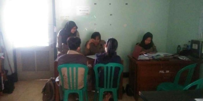 Rasia Gabungan Satpol PP dan Polsek Kediri Kota Jaring Dua Pasangan Muda Mudi