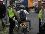 Puluhan Knalpot Brong Diamankan, Rasia Giat Hunting Sistem Satlantas Polres Kediri Kota