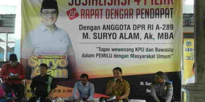 Kolaborasi KPUD – Panwaslu Dalam Sosialisasi 4 Pilar Bersama Komisi X DPR RI