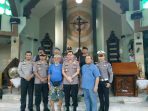 Tim dari Mabes Polri Sidak Kesiapan Pengamanan Gereja di Kediri