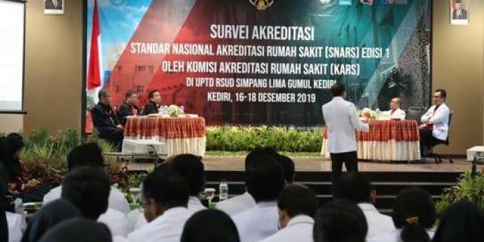 Survei Standar Nasional Akreditasi RSUD Simpang Lima Gumul Kabupaten Kediri